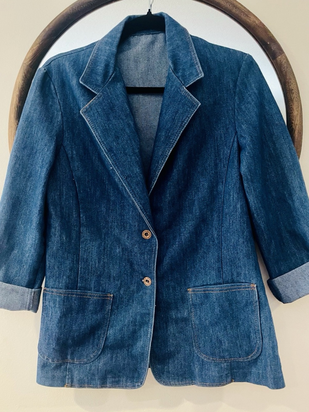 Denim Blazer in Blue